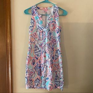 Lilly Pulitzer dress with shell print